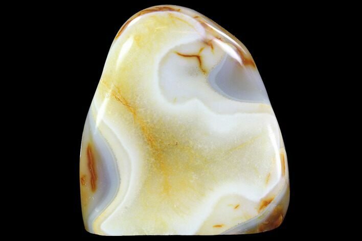 Tall, Free-Standing, Polished Agate - Madagascar #91745